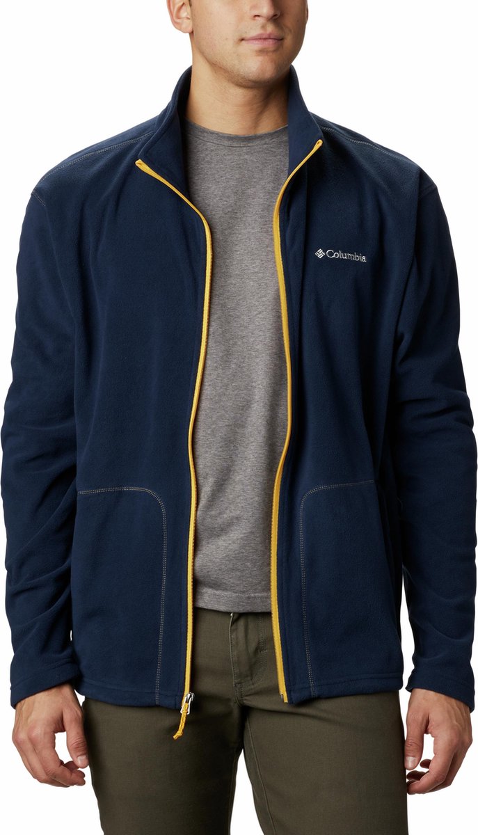 Columbia fast trek™ light full zip fleece fleece jas heren - fleece jas met volledige ritssluiting - fleece vest - blauw - maat l