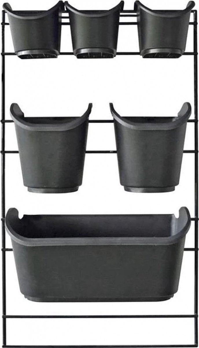 Nature - verticaal tuinieren met metalen frame - h84 x 48cm - complete set