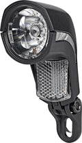 Busch + müller lumotec upp t senso plus koplamp, zwart transparant