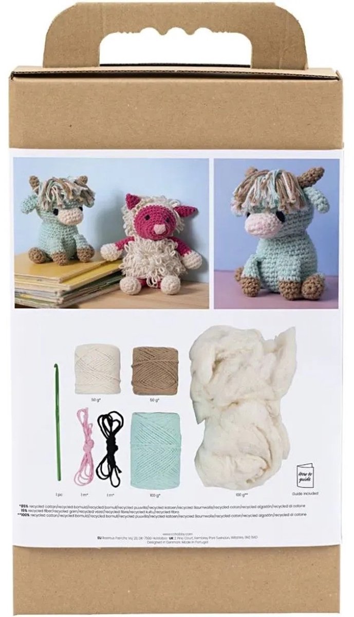 Creativ Company Hobby-Set Amigurumi Kuh