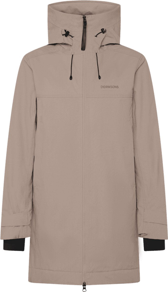 Didriksons eris wns parka dames outdoorjas - ash brown 44