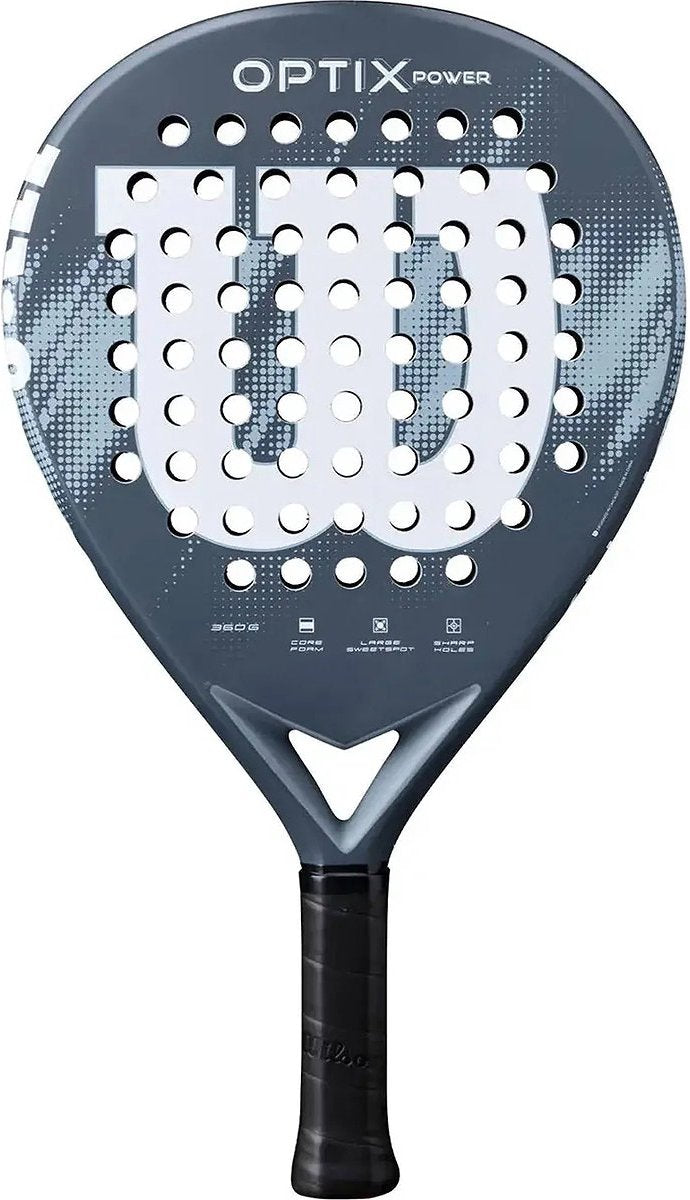 Wilson optix v2 power padelracket - blauw | maat: one size