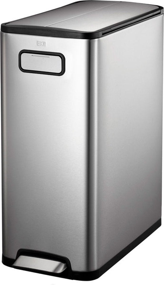 Eko Eko Treteimer EcoFly 45 L Mattsilber