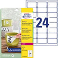 Avery zweckform weerbestendig etiket avery np 63 - 5x33 - 9mm 20 vel 24 etiketten per vel