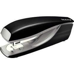 Leitz style metalen kantoor nietmachine - 30 vel - zwart
