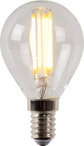 Lucide p45 - filament lamp - ø 4,5 cm - led dimbaar - e14 - 1x4w 2700k - transparant