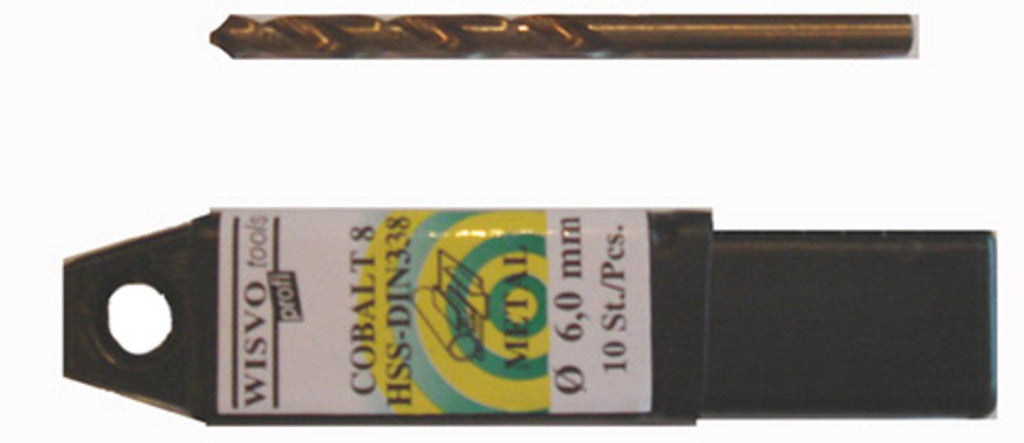 Wisvo grs boor 6.0mm hss cobalt