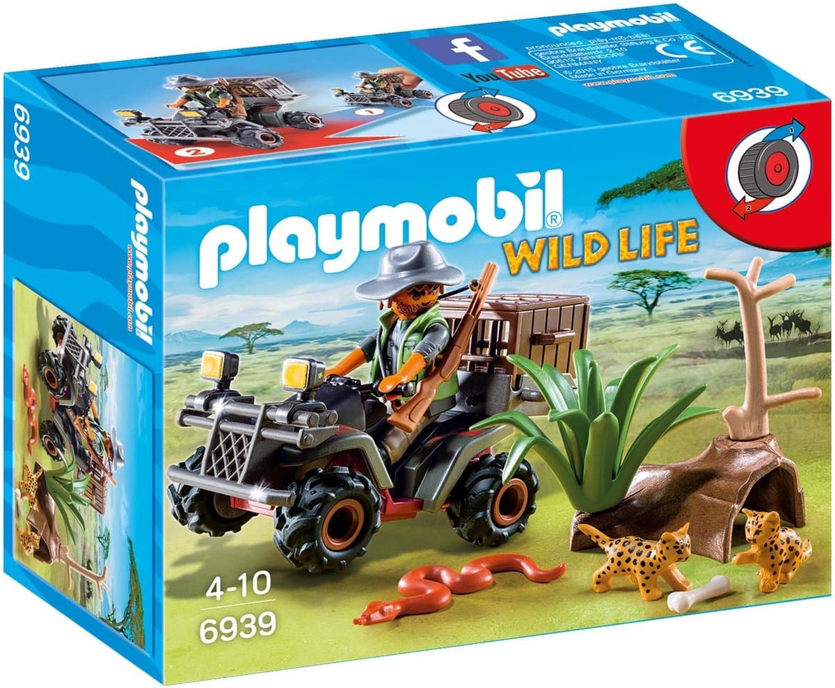 Playmobil Wilderer mit Quad 6939