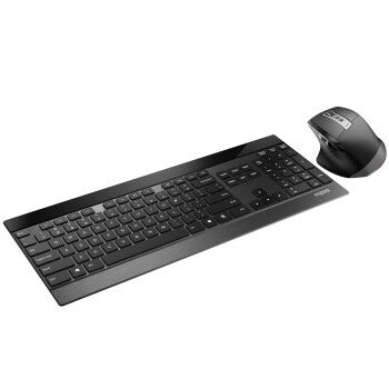 Rapoo 9900m loses, ultradünnes Multimode-Kabelset in Schwarz