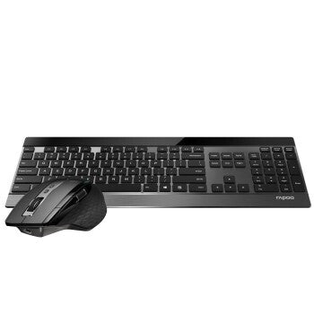 Rapoo 9900m loses, ultradünnes Multimode-Kabelset in Schwarz