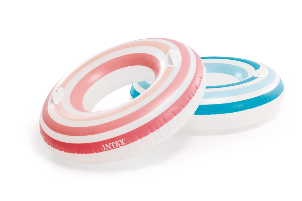 Intex zwemband 91cm met handvat wavy dreams assorti
