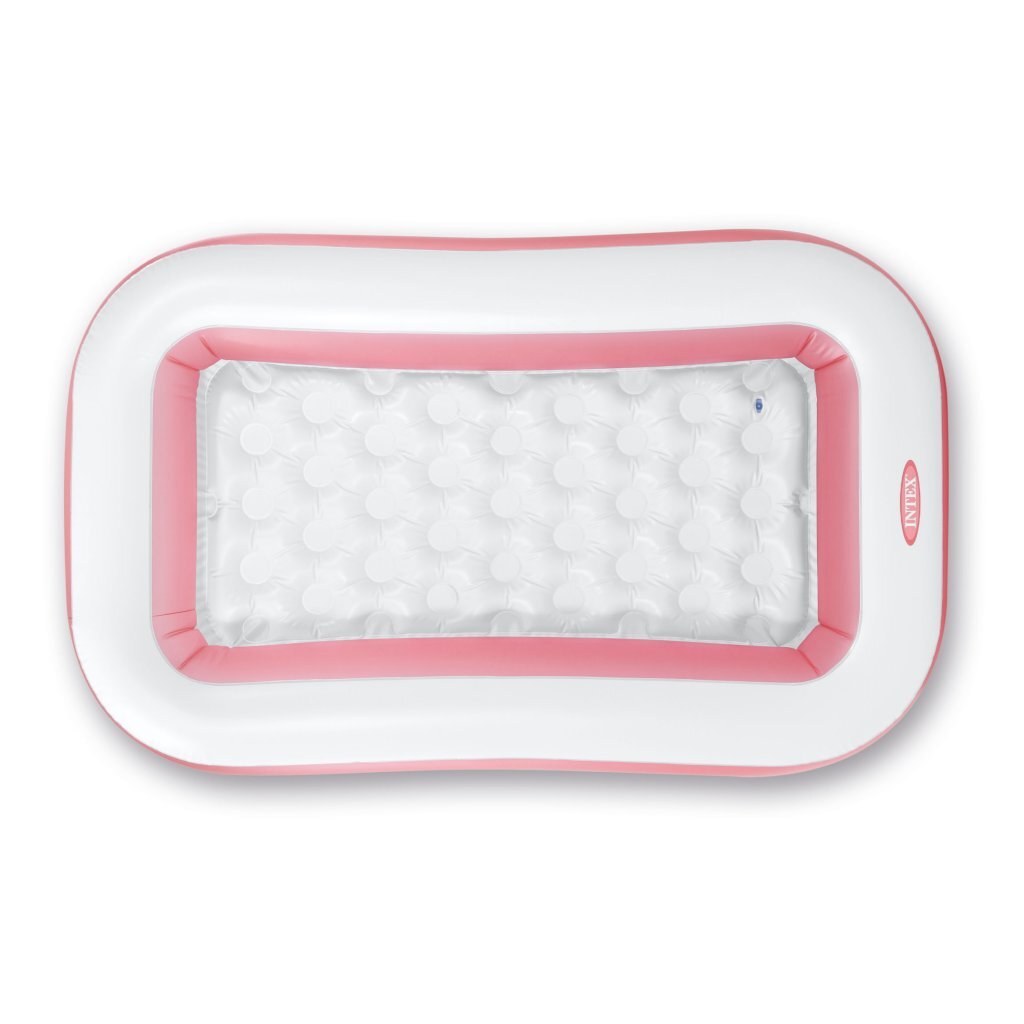 Intex 58423np Wetset Kollektion rechteckiger Pool 166x100x25 cm rosa-weiß