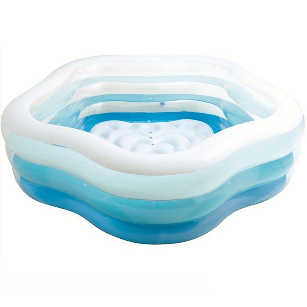 Intex 56495np aufblasbarer Pool 185x180x53 cm blau weiß