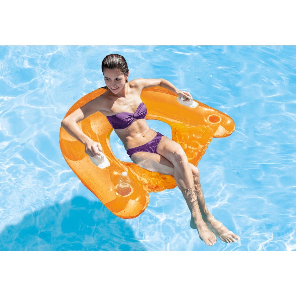 Intex 58859eu Wetset Kollektion Sit & Float aufblasbarer Schwimmstuhl in verschiedenen Farben
