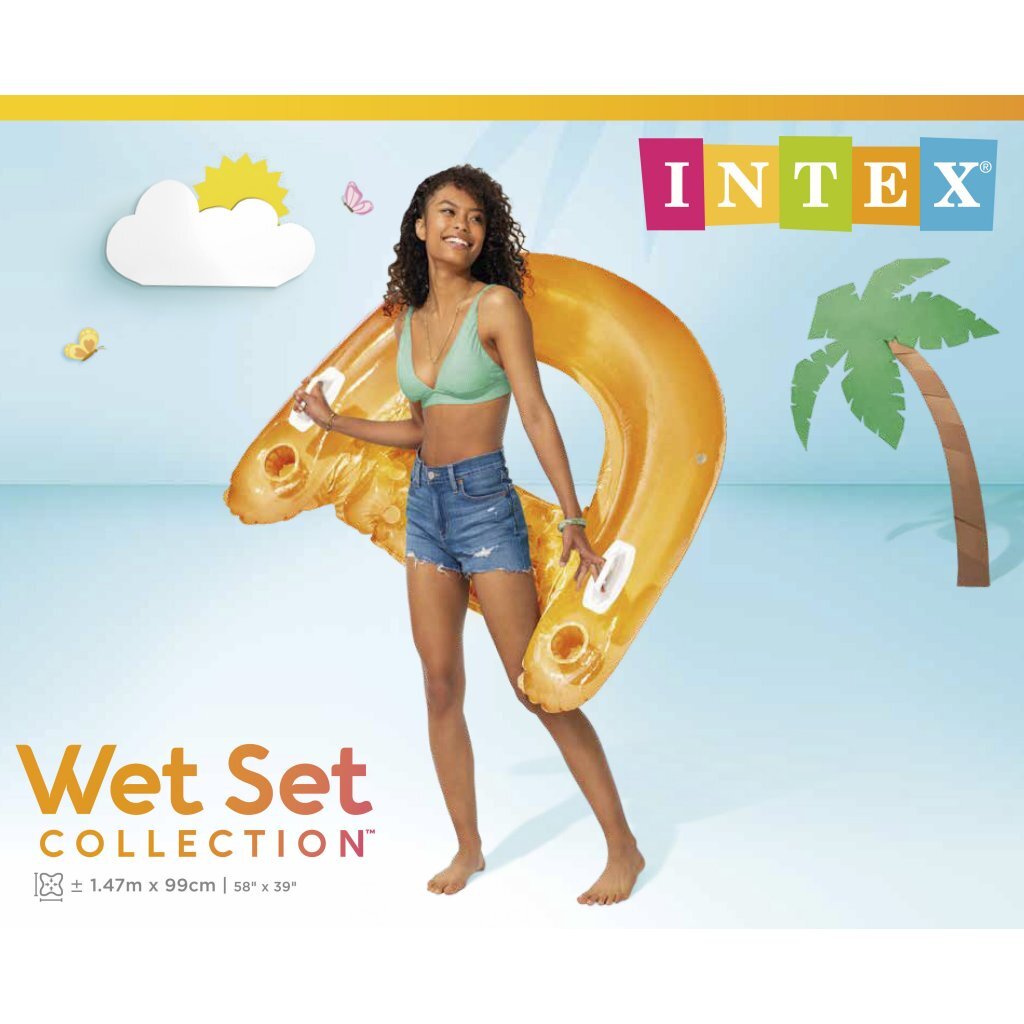 Intex 58859eu Wetset Kollektion Sit & Float aufblasbarer Schwimmstuhl in verschiedenen Farben