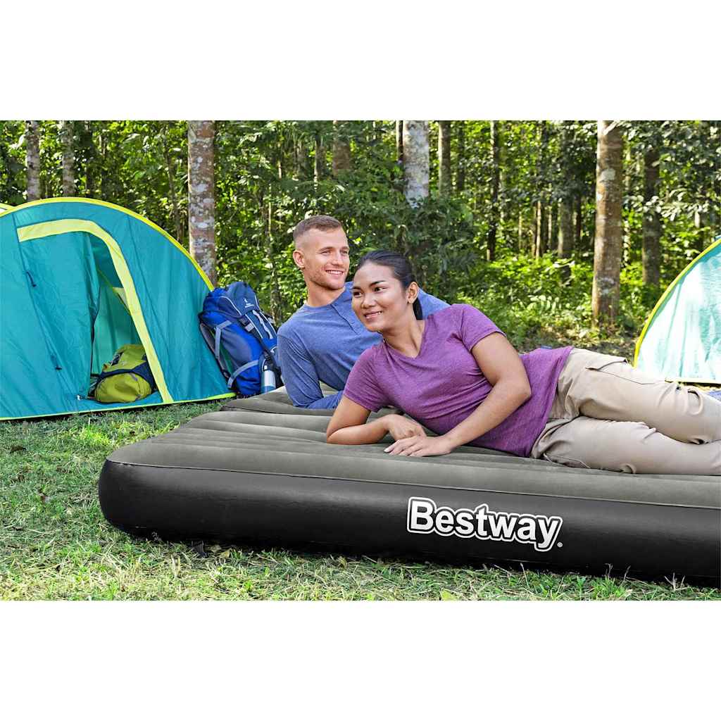 Bestway luchtbedden koppelbaar - zwart - 188 cm x 99 cm x 25 cm