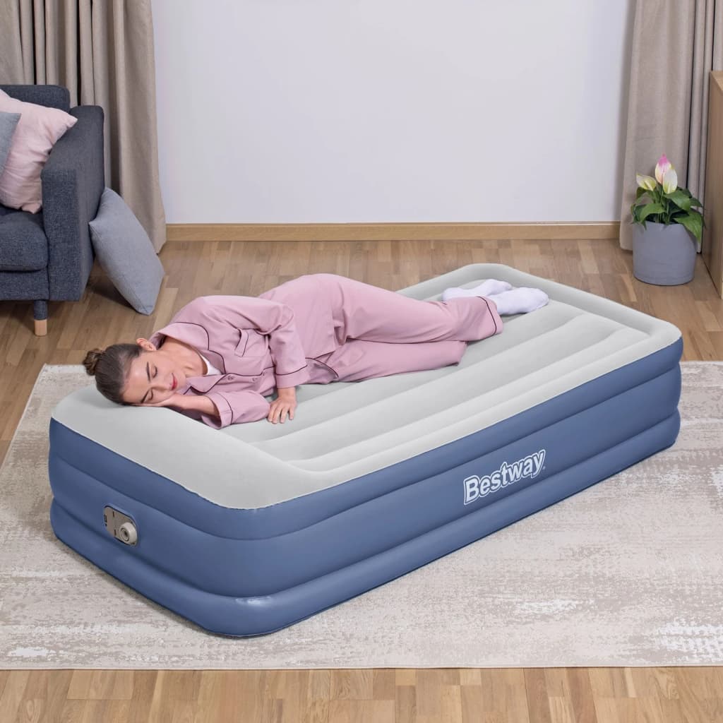 Luftbett Tritech 46 cm Twin AC blau/grau