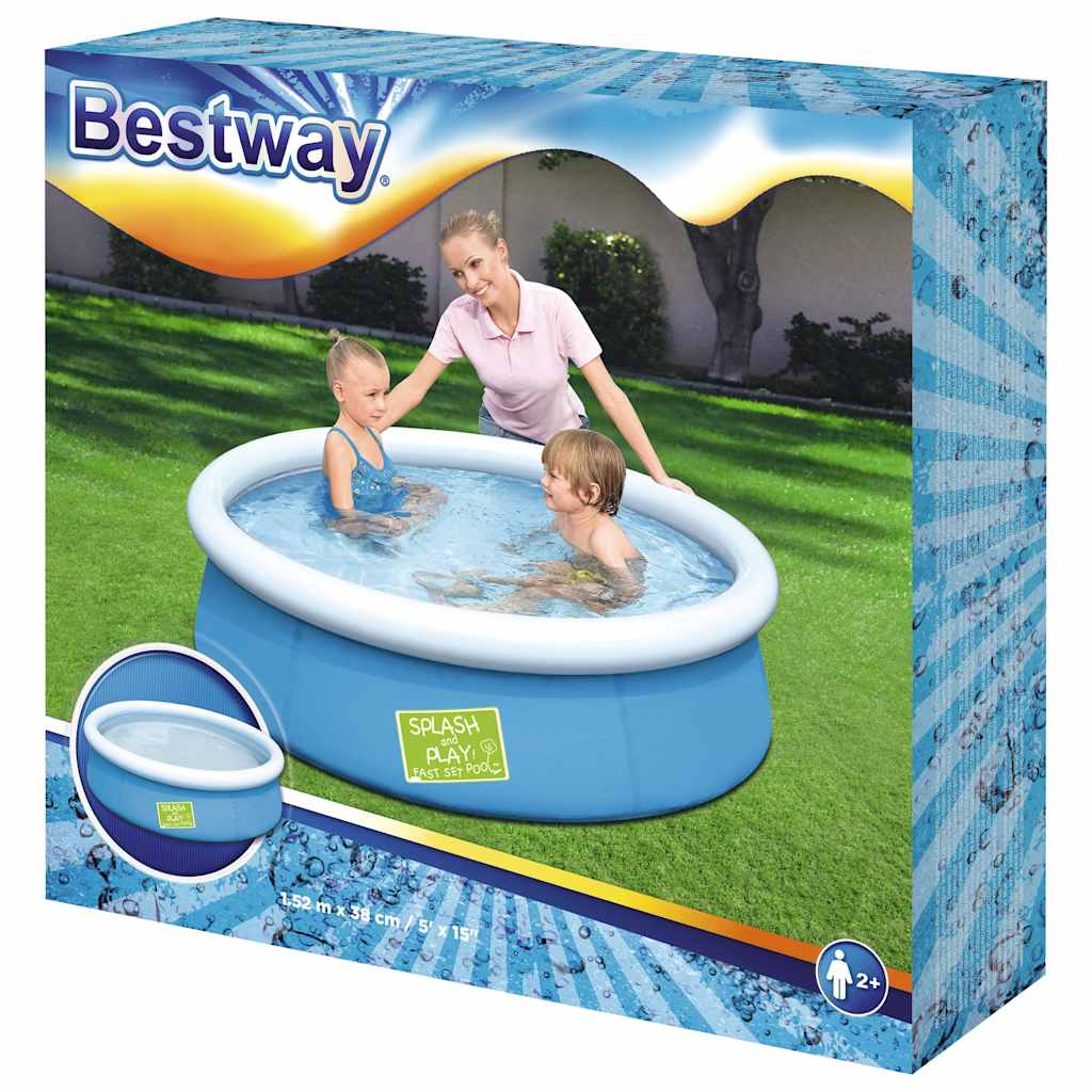 Bestway-Pool mit aufblasbarem Rand, 152 cm