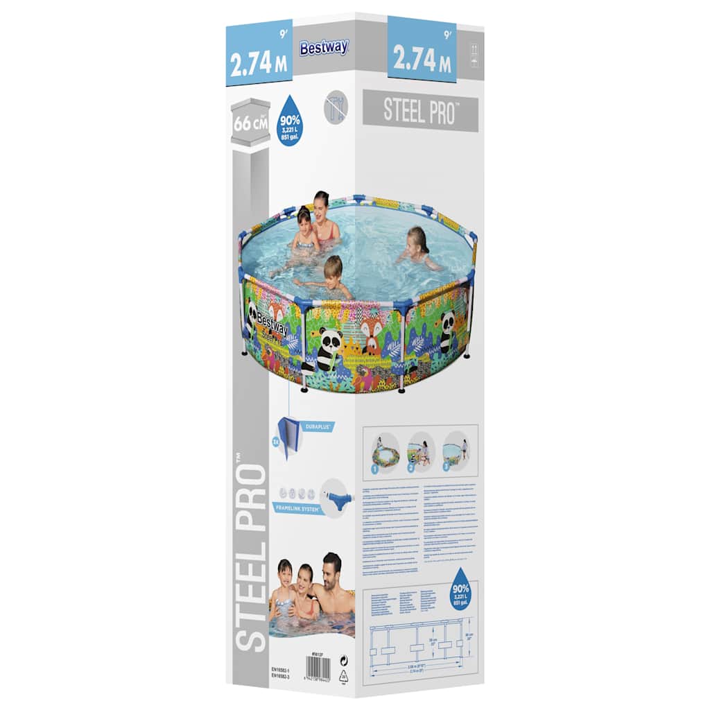 Bestway - zwembad - steel - pro - max - 274x66 - cm