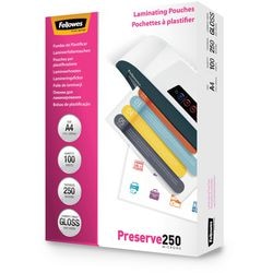 Fellowes lamineerhoezen a4 250 micron glanzend 100 stuks