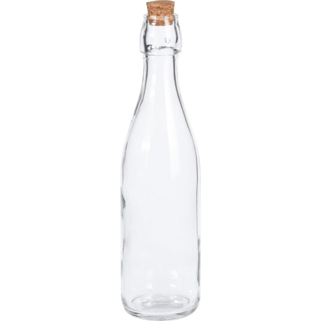 Excellent houseware fles glas met kurk 500ml