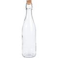 Excellent houseware fles glas met kurk 500ml