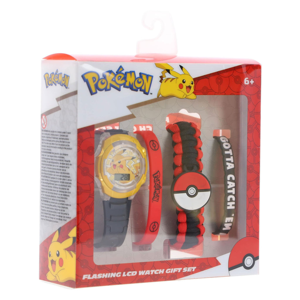 Gabby's poppenhuis accutime - lcd pokémon horloge met accessoires