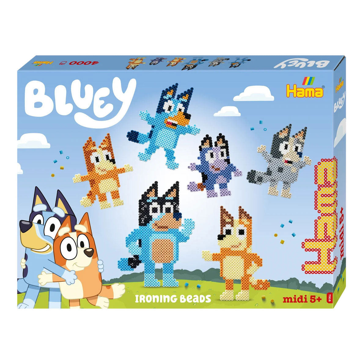 Hama midi strijkkralen bluey - 4000st.