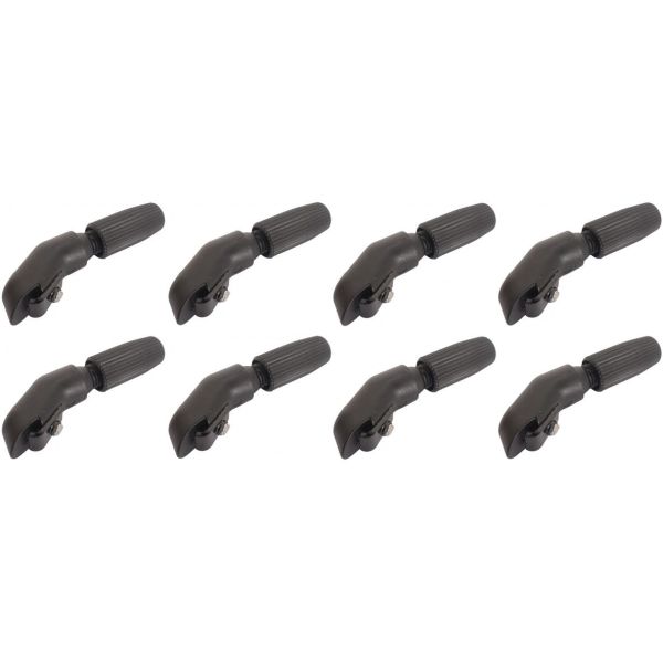 Mirage Kotflügelhalterung ø3,2 mm – 8-teiliges Set – schwarz