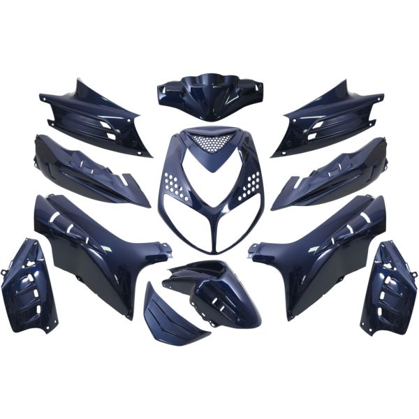 13-teiliges Edge-Kennzeichen-Set für Peugeot Speedfight 2 – Metallicblau