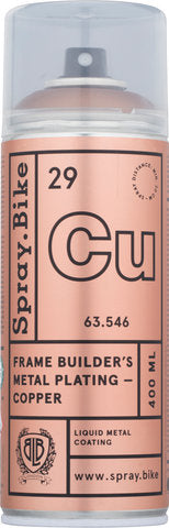 Spray.bike frame builder's metal plating