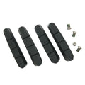 Shimano r55c3 remblokken – cartridge-inserts voor aluminium velgen – racefiets – 55 mm – 2 paar 4 stuks – zwart