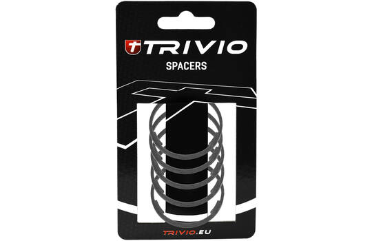 Trivio – Distanzscheibe 2 mm 1-1 8 Carbon UD matt – 5 Stück