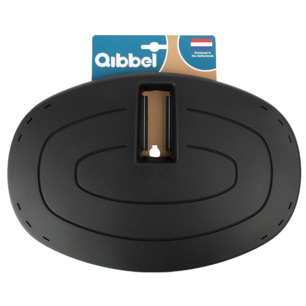 Qibbel Fußschutzplatte Junior 6+ schwarz (2 Stück)