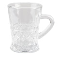 Clayre eef espressokopje transparant 6x8x8cm 95ml doos a 6 stuks