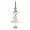 Clayre eef decoratie beeld kerstboom metaal 16x11x45cm