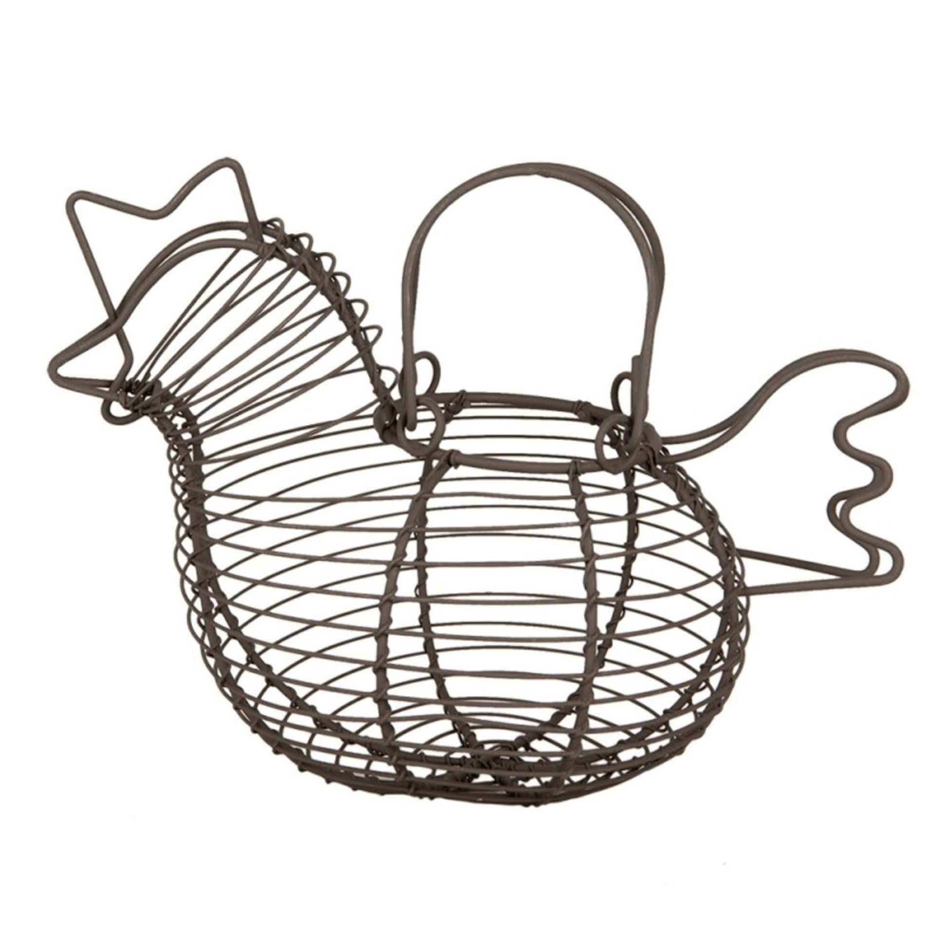 Clayre eef eiermand kip 23x14x17cm