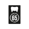 Paperdreams flesopener metaal - 65 jaar