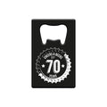 Paperdreams flesopener metaal - 70 jaar