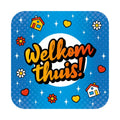 Paperdreams huldeschild - welkom thuis cartoon