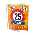 Paperdreams window signs - 25 jaar 60x45cm