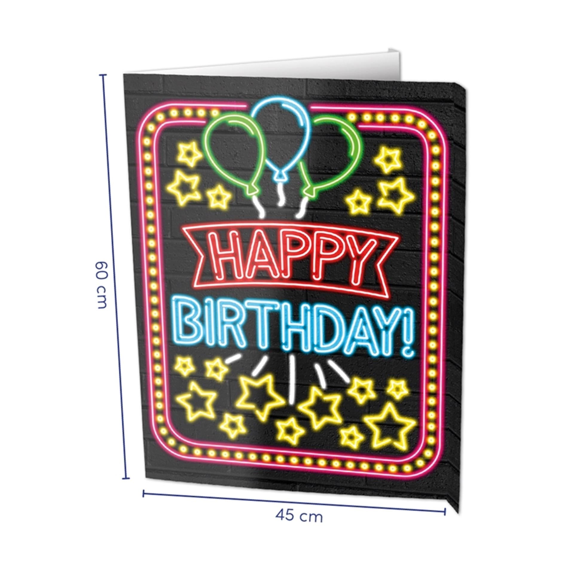 Paperdreams window signs happy birthday