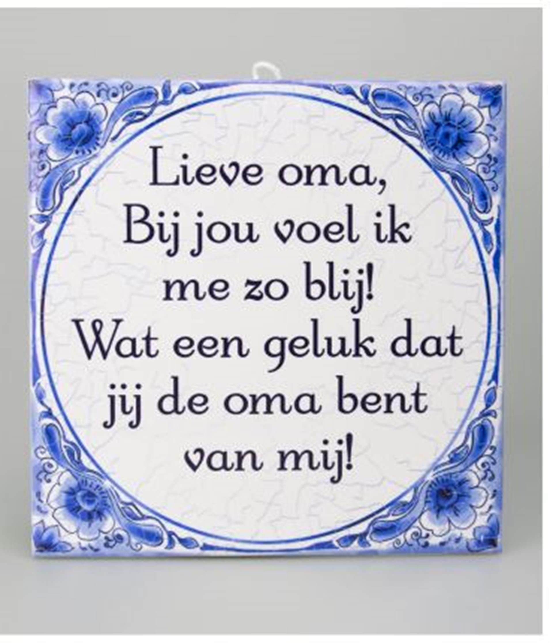 Paperdreams tegel - lieve oma