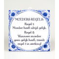 Paperdreams tegel - moeders regels