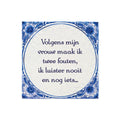 Paperdreams tegel delfts blauw - twee fouten