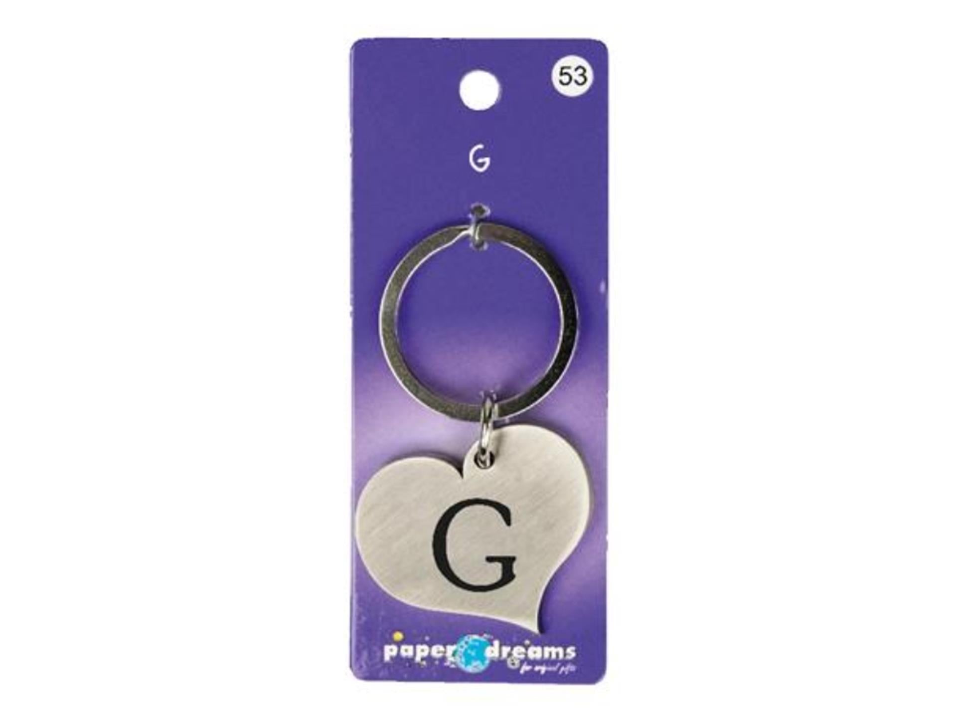 Paperdreams hart sleutelhanger - g