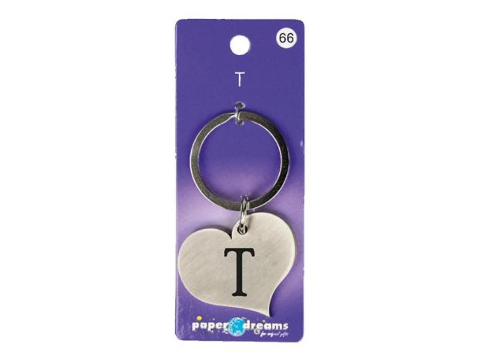 Paperdreams hart sleutelhanger - t