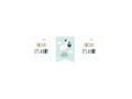 Paperdreams vlag banner - newborn baby boy