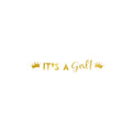 Paperdreams letter banner - it's a girl!
