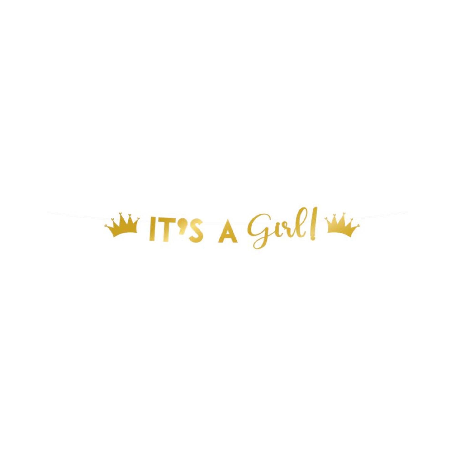 Paperdreams letter banner - it's a girl!